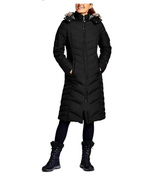 Lands' End Jackets & Blazers - Lands End Full Length Hooded Goose Down Coat